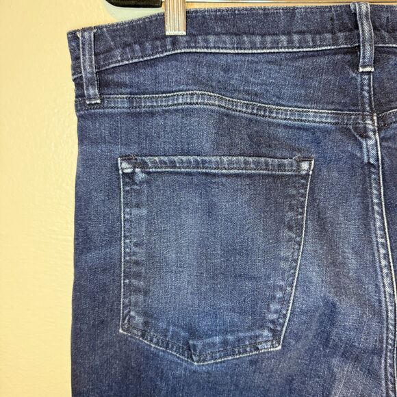 Flint and Tinder Jeans Mens 38x33 Blue Wash Slim Tapered Made in USA Denim - Picture 11 of 13